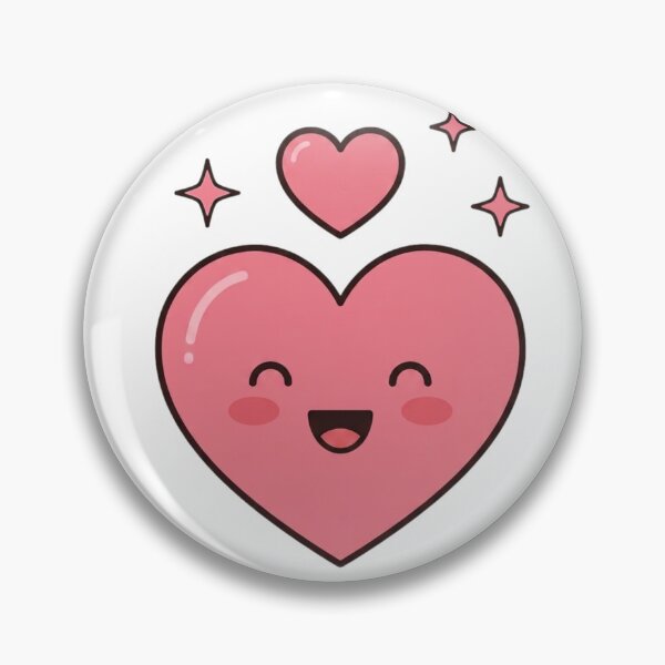 Item preview, Cute Kawaii Heart Saranghae Illustration Design designed and sold by Ahmedsyde.