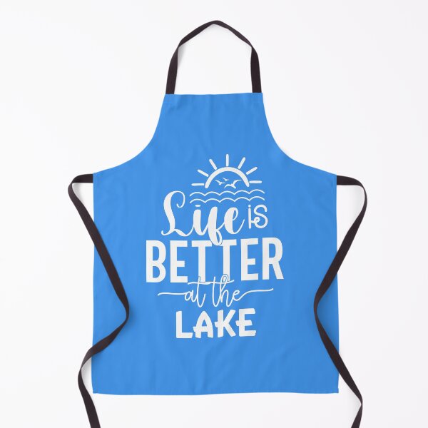 Item preview, Life Is Better at the Lake Blue– Classic Lake Life Design designed and sold by EmeraldeaArt.