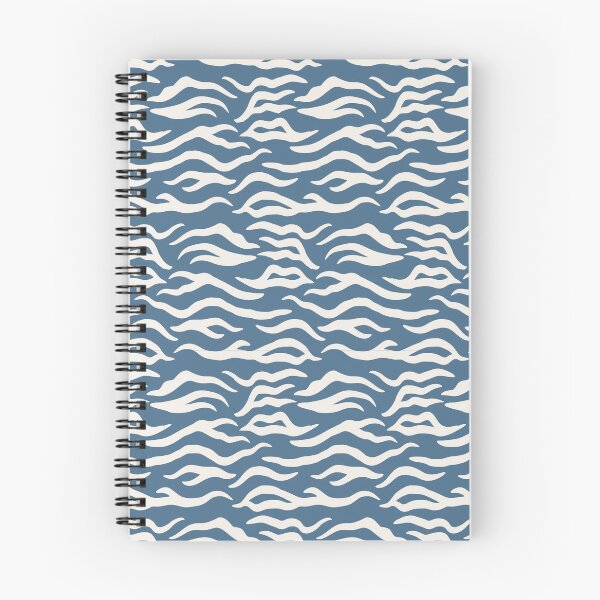 Item preview, Blue And Cream Tiger Print Pattern designed and sold by pattern-archive.