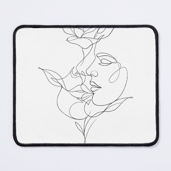 Item preview, Elegant One Line Rose Face designed and sold by Silent.Lines.