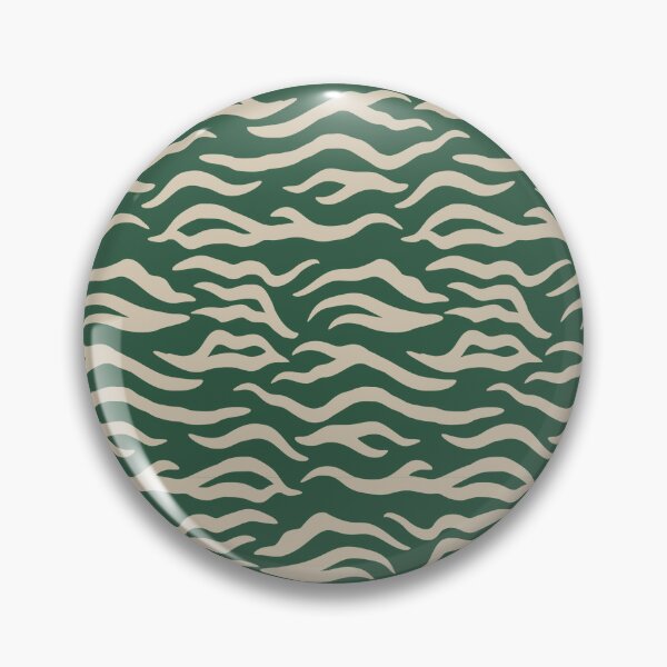 Item preview, Green and Sand tiger print designed and sold by pattern-archive.