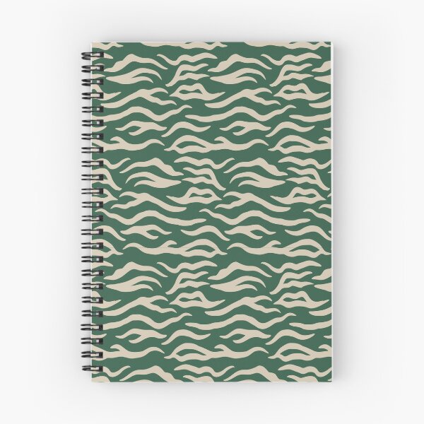 Item preview, Green and Sand tiger print designed and sold by pattern-archive.
