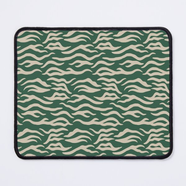 Item preview, Green and Sand tiger print designed and sold by pattern-archive.