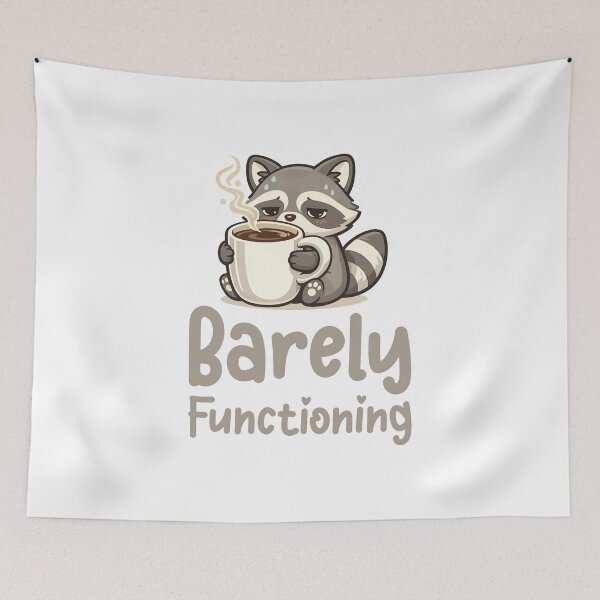 Item preview, Barely Functioning Raccoon designed and sold by MouhamedAdel95.