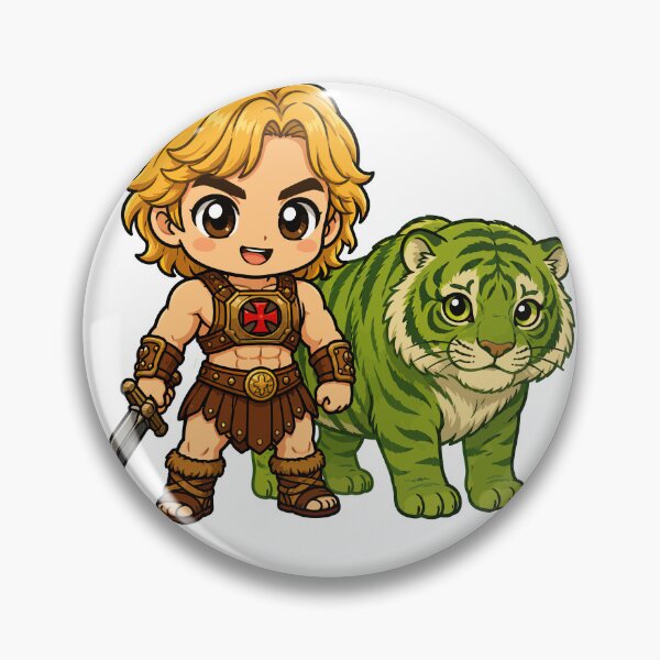 Item preview, Inspired Masters of the Universe Classic 80s Cartoon Power Grayskull Chibi Kawaii Fan Art designed and sold by What you are is Beautiful.