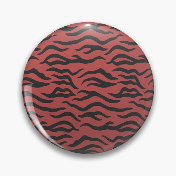 Item preview, Red and Charcoal tiger print designed and sold by pattern-archive.