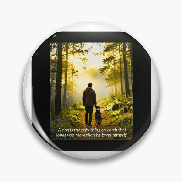Item preview, A Dog's Love Never Fades - Forest Friendship designed and sold by DervoTeck2767.