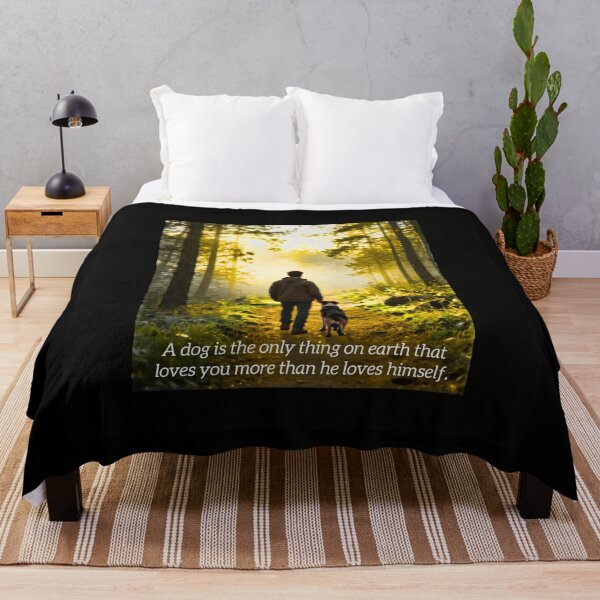 Item preview, A Dog's Love Never Fades - Forest Friendship designed and sold by DervoTeck2767.