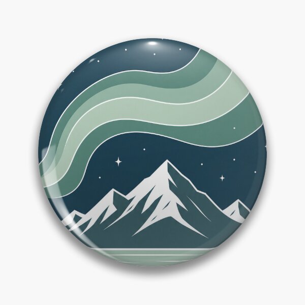 Item preview, Minimalist Northern Lights Travel Design - Wanderlust Adventure designed and sold by VisualArtsOasis.