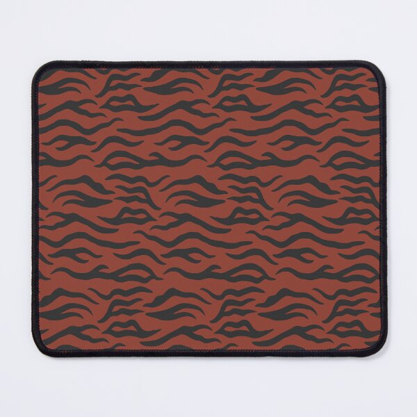 Item preview, Rust and Charcoal tiger print designed and sold by pattern-archive.
