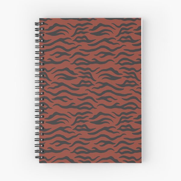 Item preview, Rust and Charcoal tiger print designed and sold by pattern-archive.