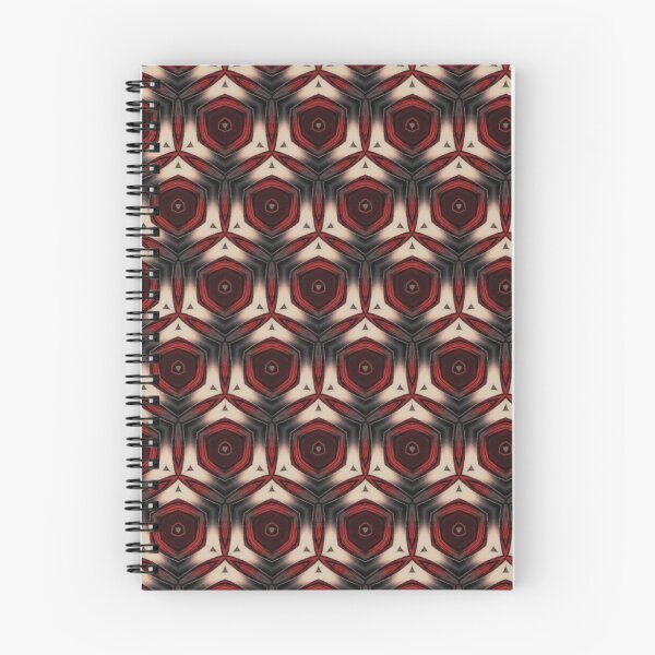 Item preview, Bold Red Geometric Seamless Pattern Art designed and sold by IntelliMindDesigns.
