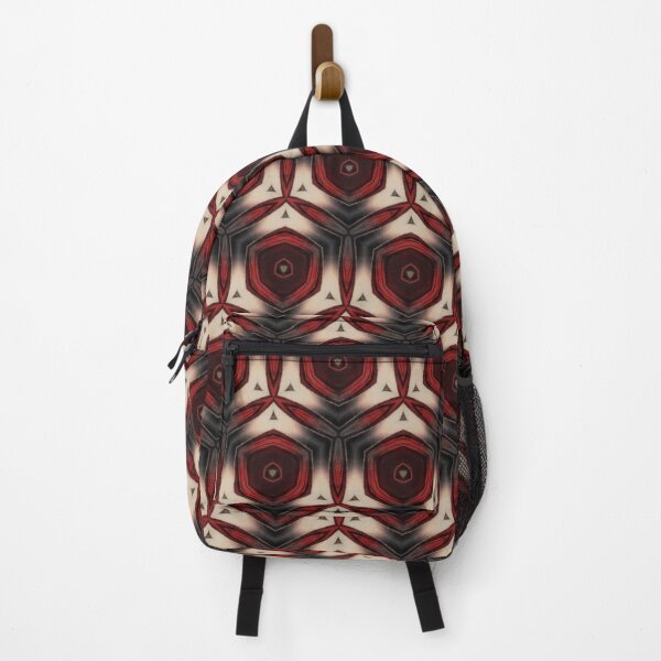 Item preview, Bold Red Geometric Seamless Pattern Art designed and sold by IntelliMindDesigns.