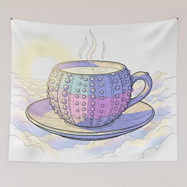 Item preview, Sea Urchin Coffee Daydream designed and sold by PixorStudio.