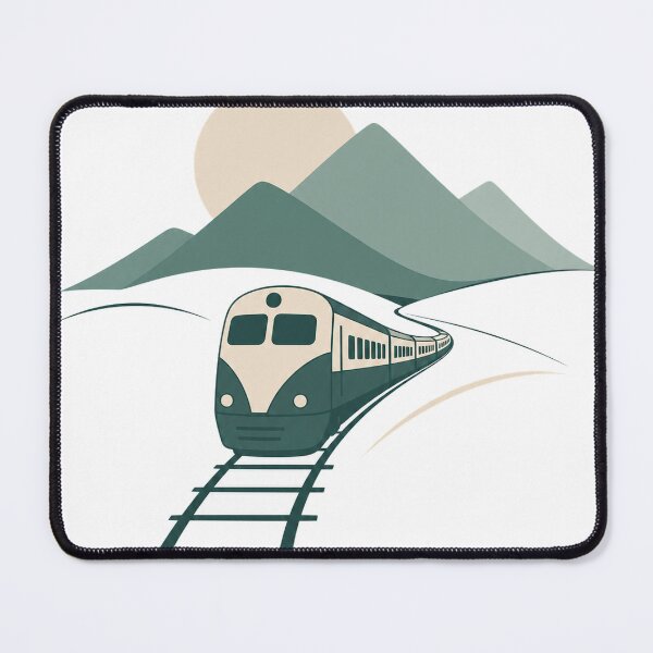 Item preview, Minimalist Train Journey Travel Design - Wanderlust Adventure designed and sold by VisualArtsOasis.