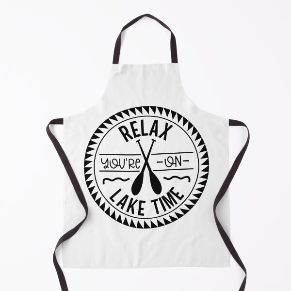 Item preview, Relax You're on Lake Time – Circular Paddle Lake Life Design designed and sold by EmeraldeaArt.