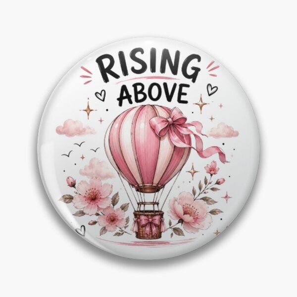 Item preview, Hot air balloon with bow and flowers illustration designed and sold by Ahmedsyde.