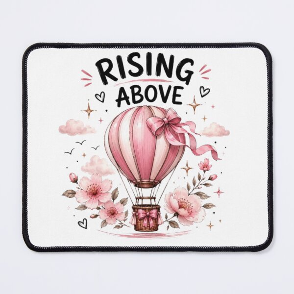 Item preview, Hot air balloon with bow and flowers illustration designed and sold by Ahmedsyde.