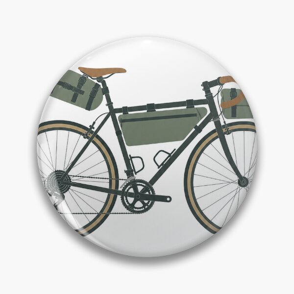 Item preview, Minimalist Bike Tour Travel Design - Wanderlust Adventure designed and sold by VisualArtsOasis.