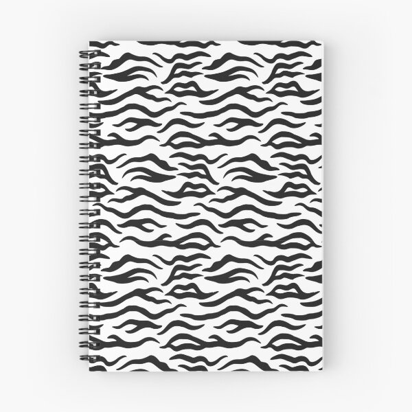 Item preview, White and Black tiger print designed and sold by pattern-archive.