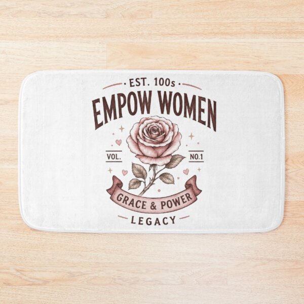 Item preview, Empower Women Rose Grace & Power Illustration designed and sold by Ahmedsyde.