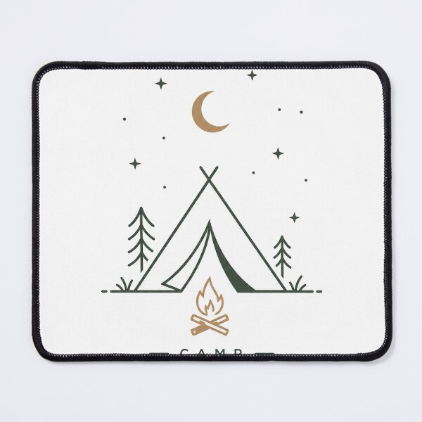 Item preview, Minimalist Camp Nights Travel Design - Wanderlust Adventure designed and sold by VisualArtsOasis.