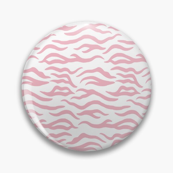 Item preview, White and Blush tiger print designed and sold by pattern-archive.