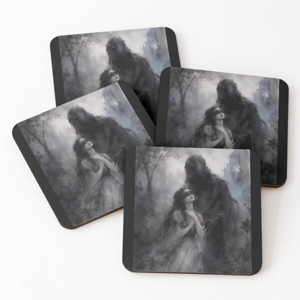Item preview, Blindfolded Woman Dark Figure Gothic Fantasy Art designed and sold by bellaever.