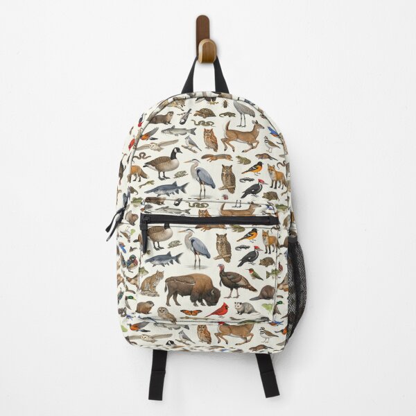 Item preview, Animals of Indiana Retro Style Identification Chart designed and sold by kakarikihill.