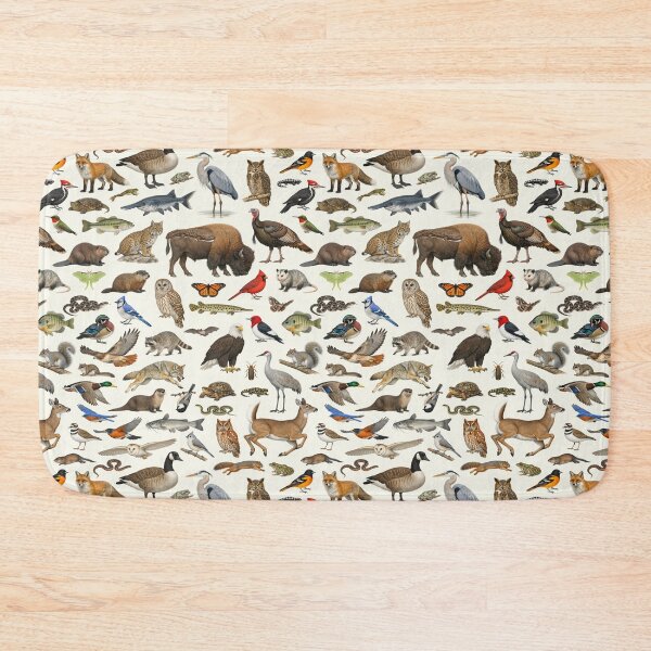 Item preview, Animals of Indiana Retro Style Identification Chart designed and sold by kakarikihill.