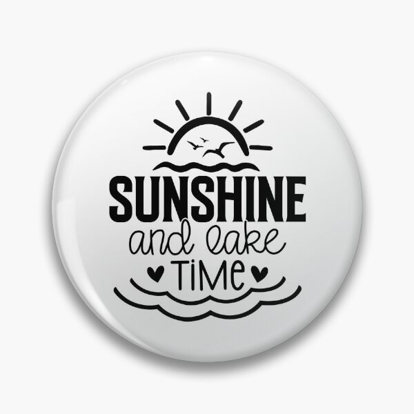 Item preview, Sunshine and Lake Time – Summer Lake Life Design designed and sold by EmeraldeaArt.