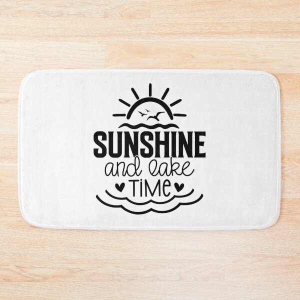 Item preview, Sunshine and Lake Time – Summer Lake Life Design designed and sold by EmeraldeaArt.