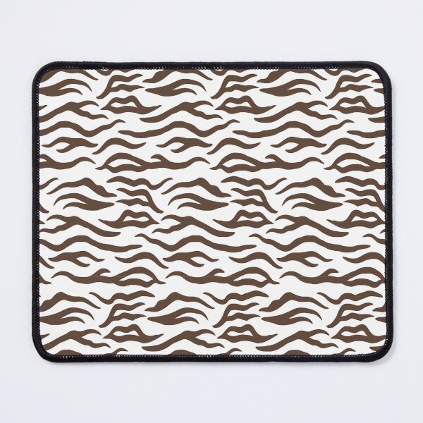 Item preview, White and Brown tiger print designed and sold by pattern-archive.