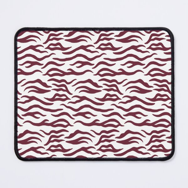 Item preview, White and Burgundy tiger print designed and sold by pattern-archive.
