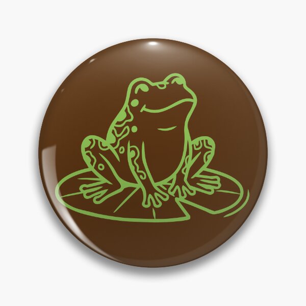 Item preview, Cute Green Frog Lily Pad Illustration designed and sold by fish-eye.