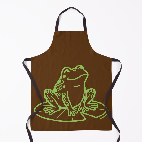 Item preview, Cute Green Frog Lily Pad Illustration designed and sold by fish-eye.