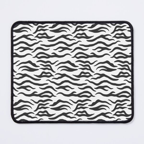 Item preview, White and Charcoal tiger print designed and sold by pattern-archive.