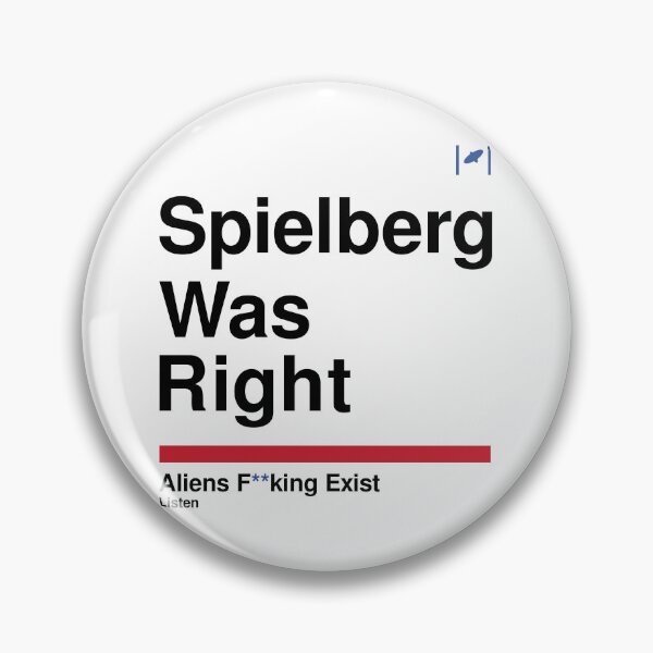 Item preview, Spielberg Was Right - Black Text designed and sold by Dan Zetterström.