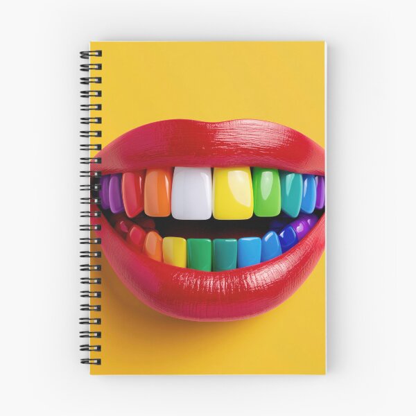 Item preview, Colorful Rainbow Teeth – Creative Dentistry & Dental Art Design designed and sold by WordPlayStudio.