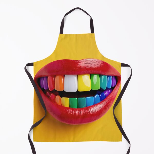 Item preview, Colorful Rainbow Teeth – Creative Dentistry & Dental Art Design designed and sold by WordPlayStudio.