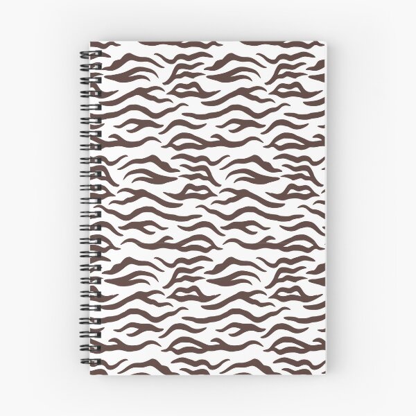 Item preview, White and Chocolate tiger print designed and sold by pattern-archive.