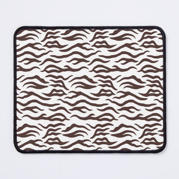 Item preview, White and Chocolate tiger print designed and sold by pattern-archive.