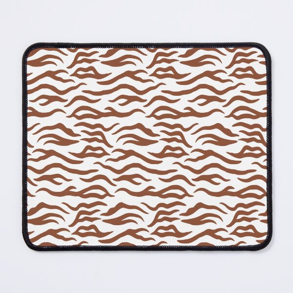 Item preview, White and Copper tiger print designed and sold by pattern-archive.