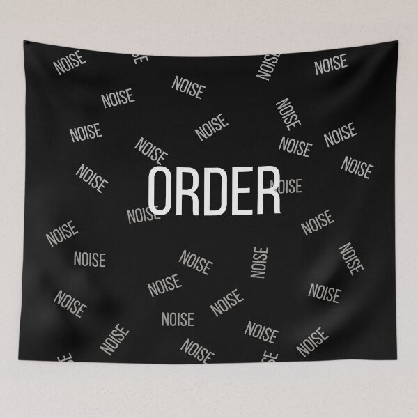 Item preview, Order in the Chaos – Minimalist Typography Art designed and sold by QCena.