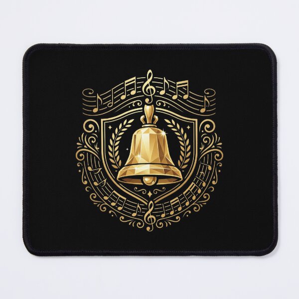 Item preview, Majestic Golden Handbell Choir Musician Emblem designed and sold by DuckOddity.