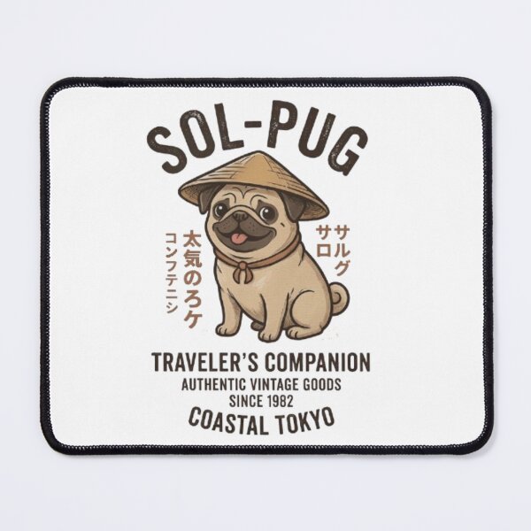 Artikelvorschau, Cute Pug Asian Hat entworfen und verkauft von Ahmedsyde.