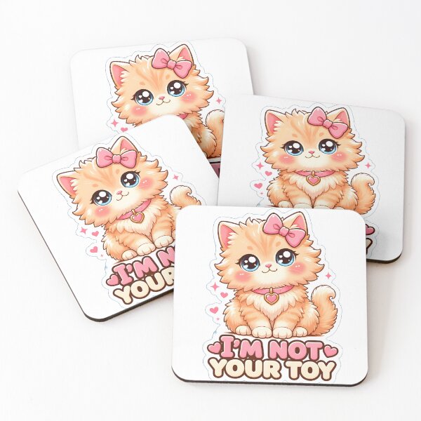 Item preview, I'm Not Your Toy | Cute Kawaii Kitty Cat Lover Gift designed and sold by Bettybee00.