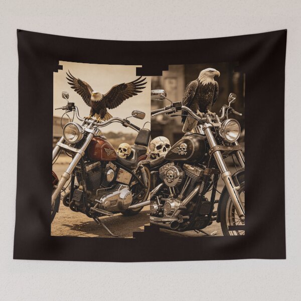 Item preview, Vintage Choppers Eagles And Skulls designed and sold by wojtas90.