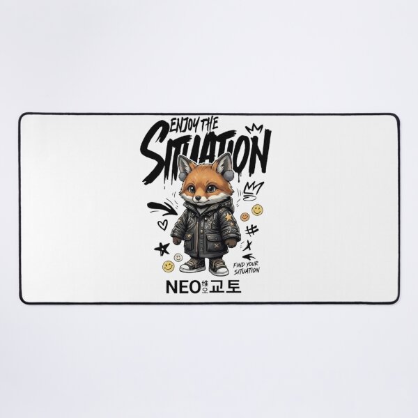 Item preview, Stylish fox in streetwear jacket illustration designed and sold by Ahmedsyde.