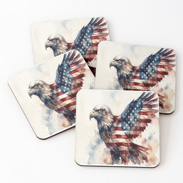 Item preview, Majestic Freedom Watercolor Eagle designed and sold by LiveLearnCreate.